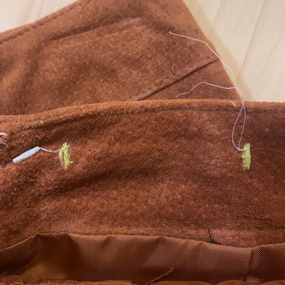 Giani Bini genuine leather rust skirt - Picture 5 of 6